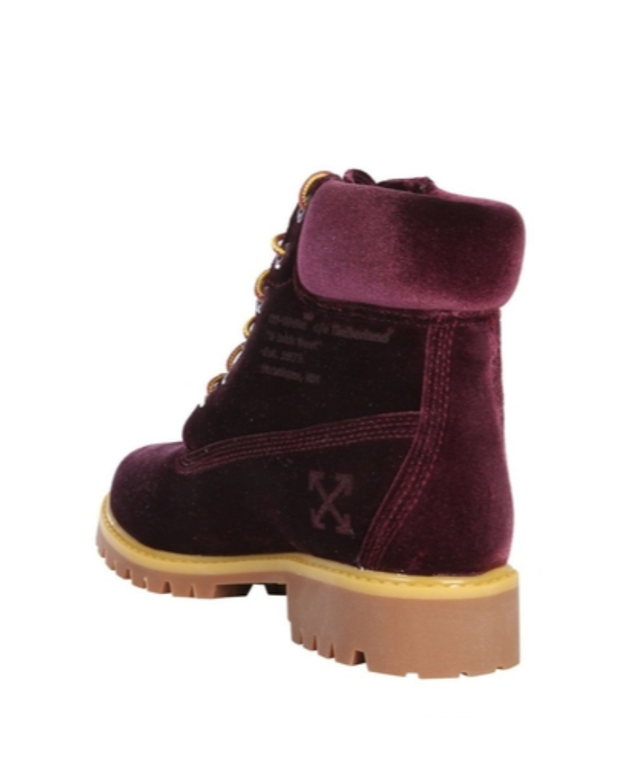 Timberland Straps And Ankle Boots In Red