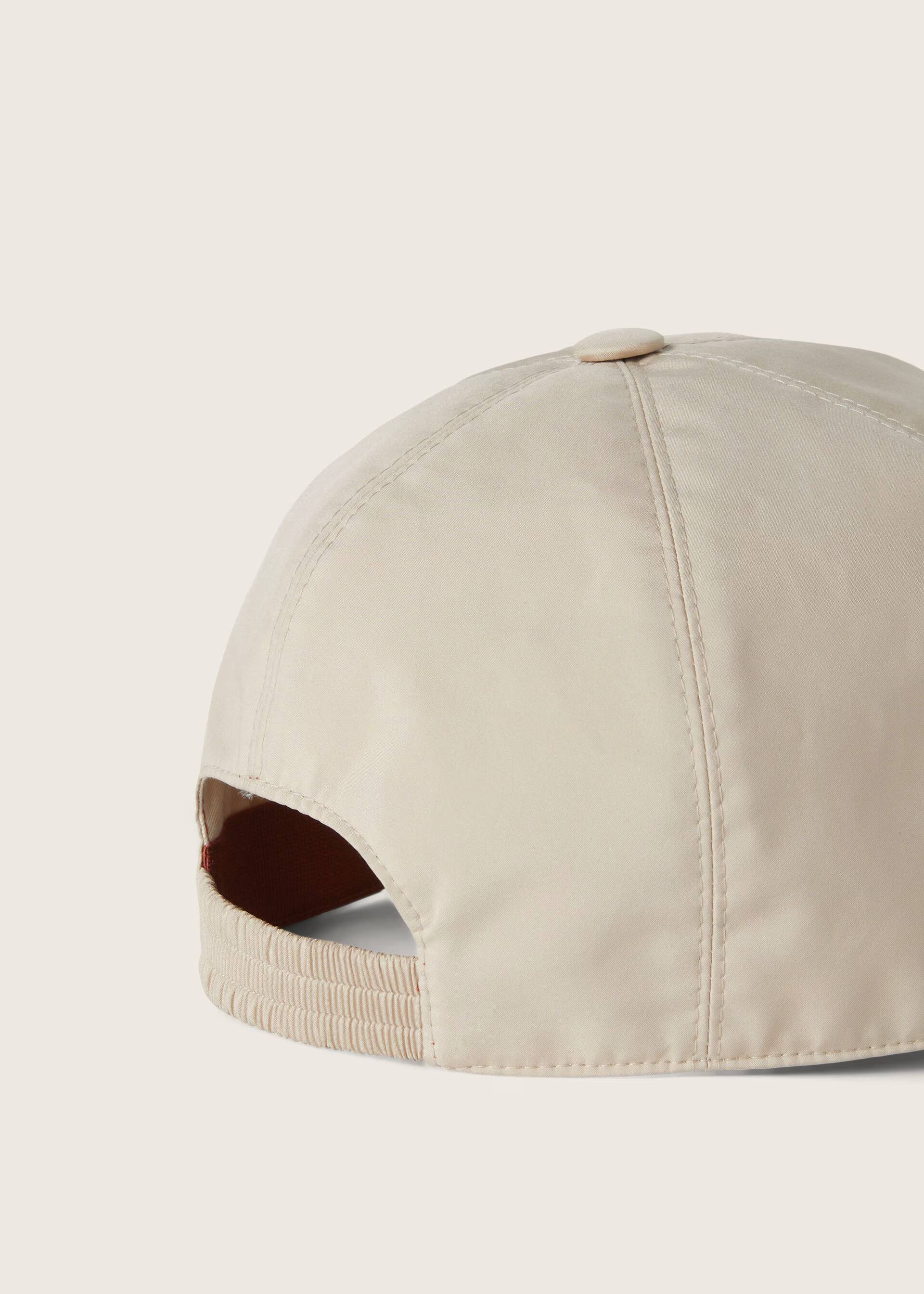 Loro Piana My Baseball S Linen Cap In Nude