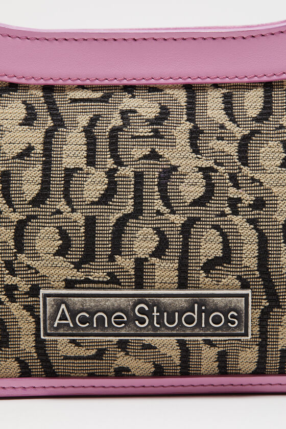 Acne Studios Logo Shoulder Bag In Multicolor