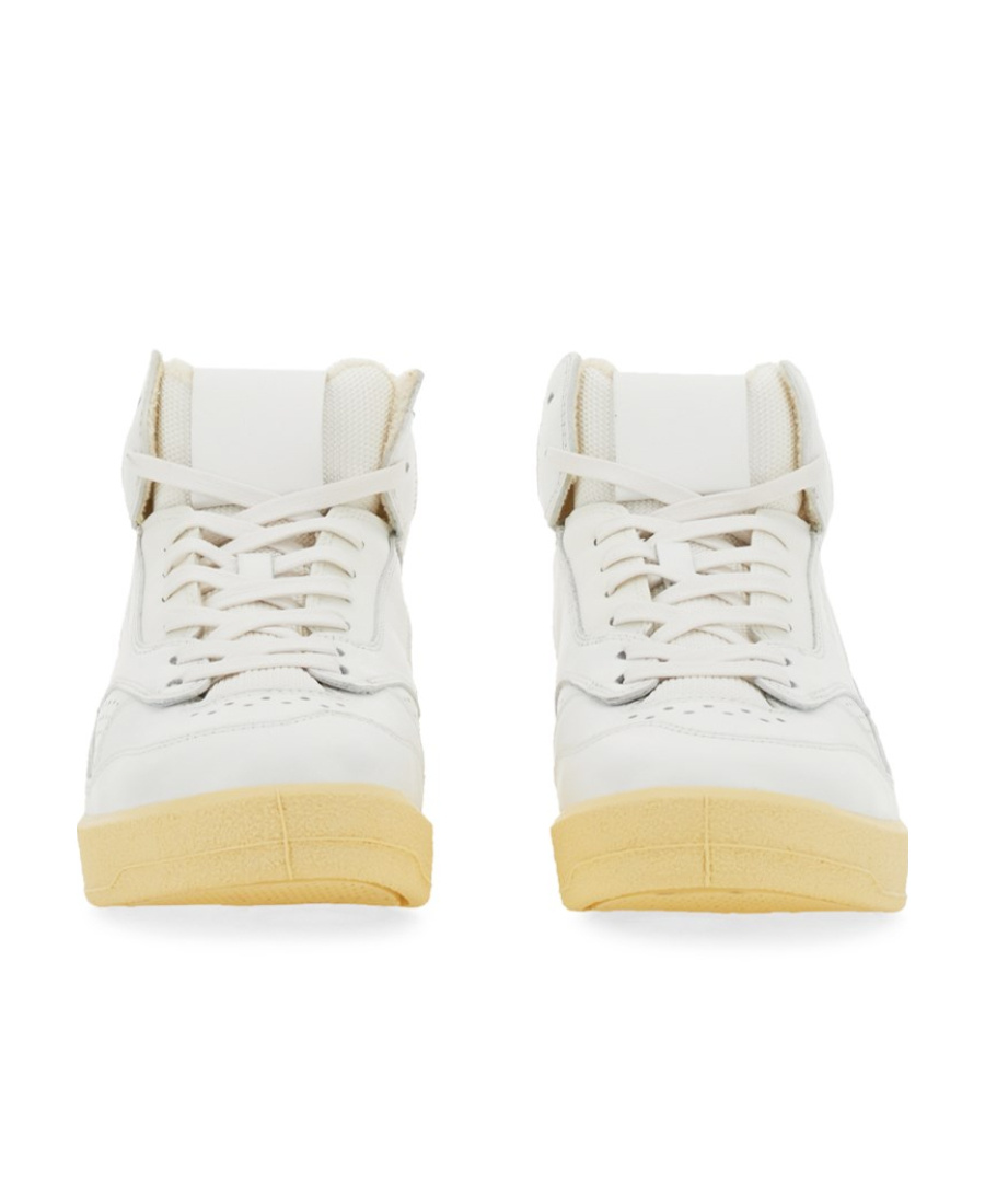 Shop Jil Sander High-top Sneakers In White