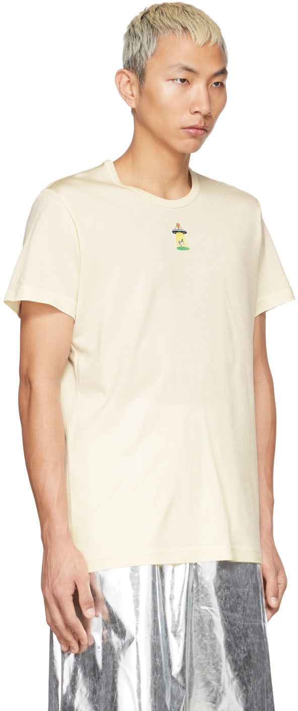 Doublet T-shirt With Round Neck And Short Sleeves In White
