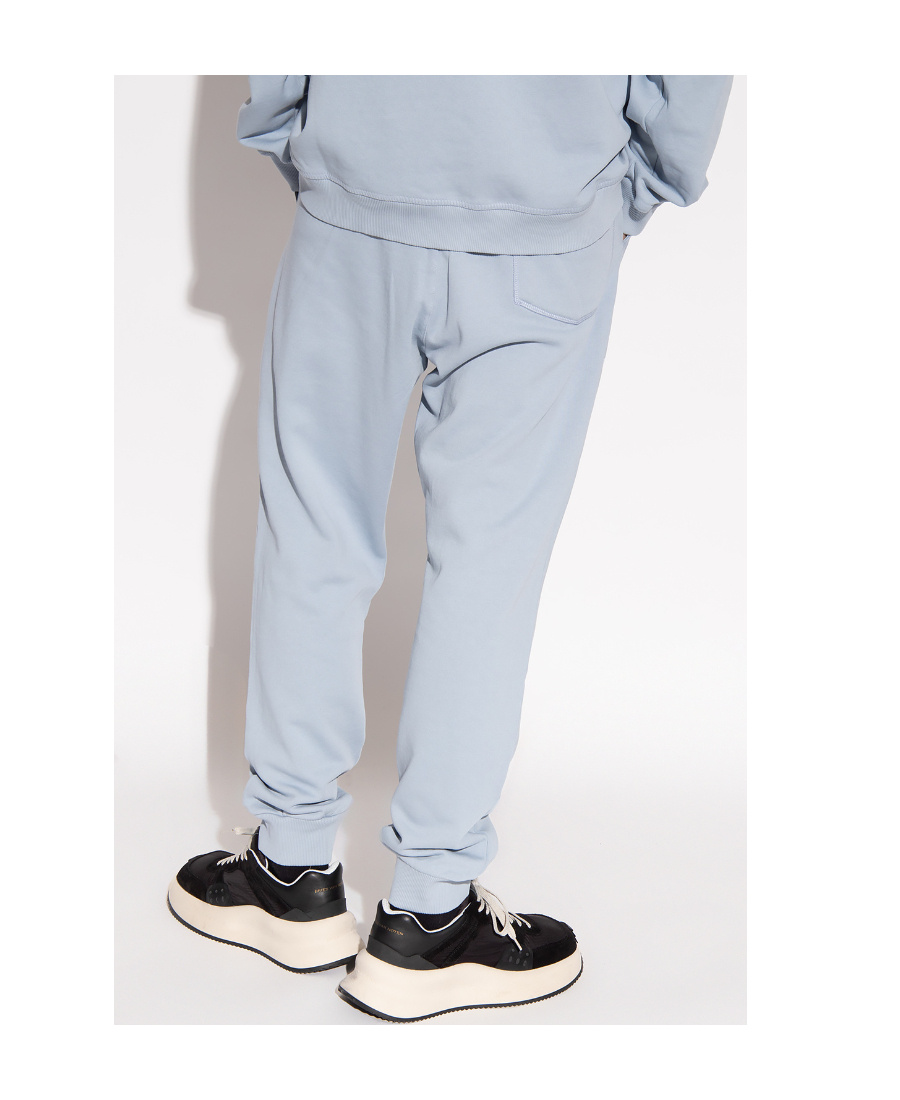 Nanushka Shay Embroidered Track Pants In Blue