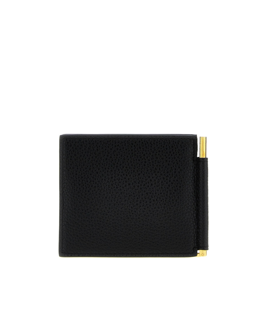 TOM FORD MONEY CLIP LEATHER WALLET