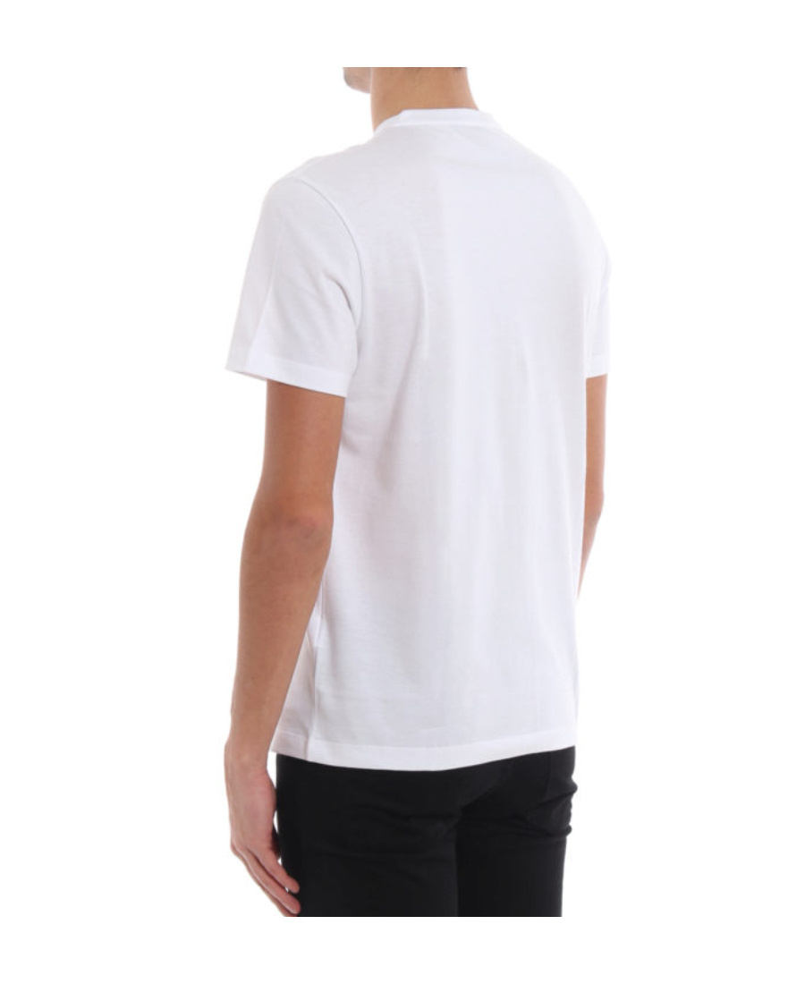 Versace Crystal Fading Medusa T-shirt In White