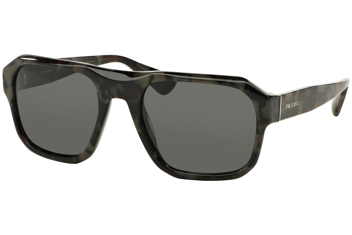 Prada Logo Sunglasses In Gray