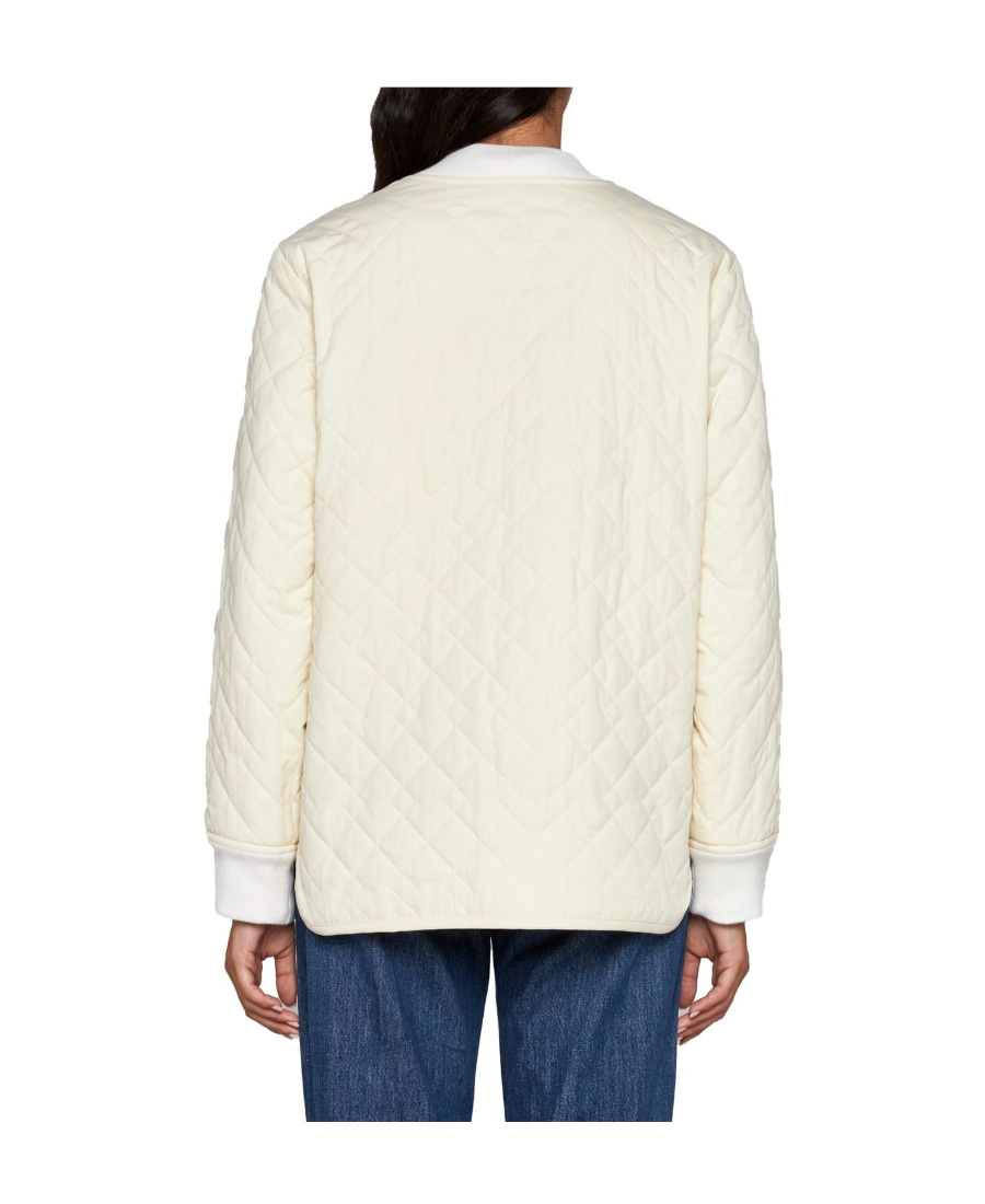 A.p.c. Elea Quilted Jacket In White
