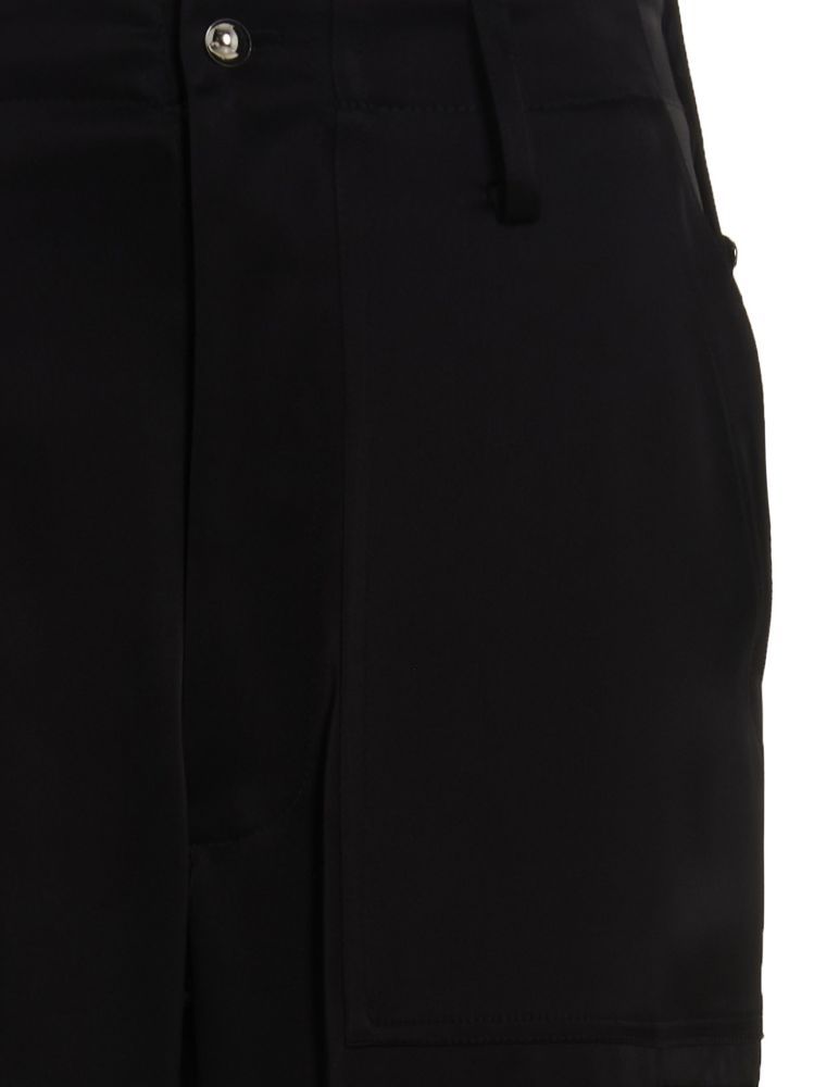 David Koma High-waisted Overalls In Black