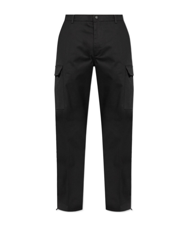 Moncler Cargo Pants With Logo In Black