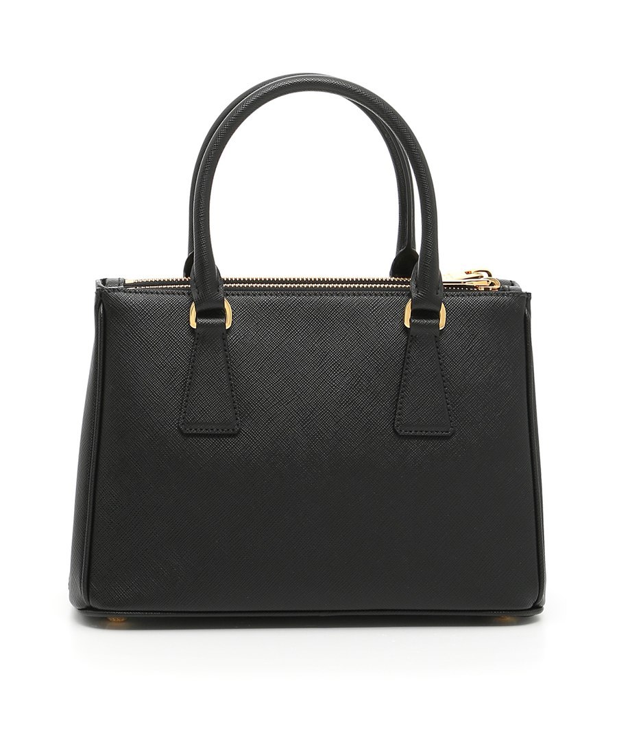 Prada Womens Black Galleria Small Saffiano-leather Tote Bag In Black