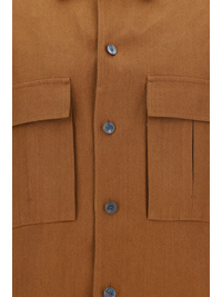 Shop Zegna Long-sleeved Shirt In Brown