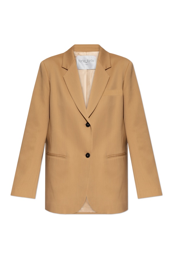FORTE FORTE LONG-SLEEVED SUIT COAT