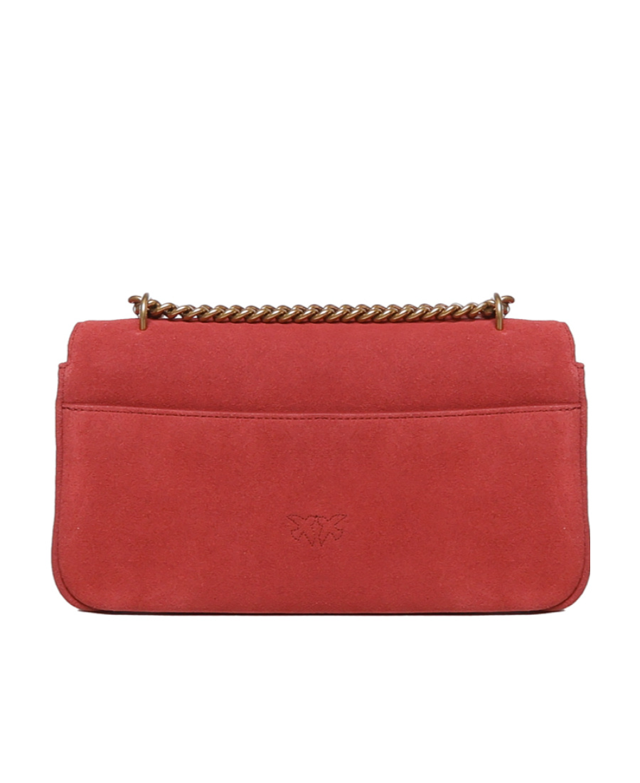 Shop Pinko Flip Shoulder Bag In Red