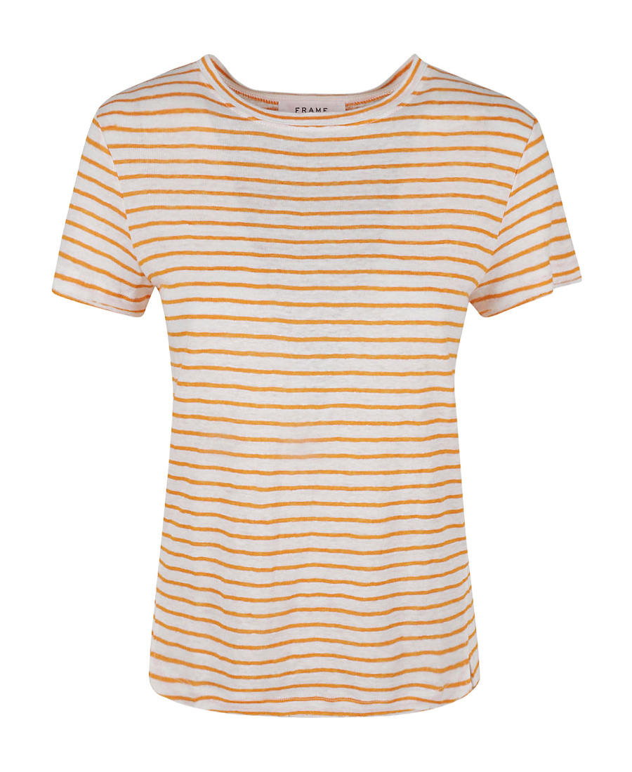 Frame Striped Crewneck T-shirt