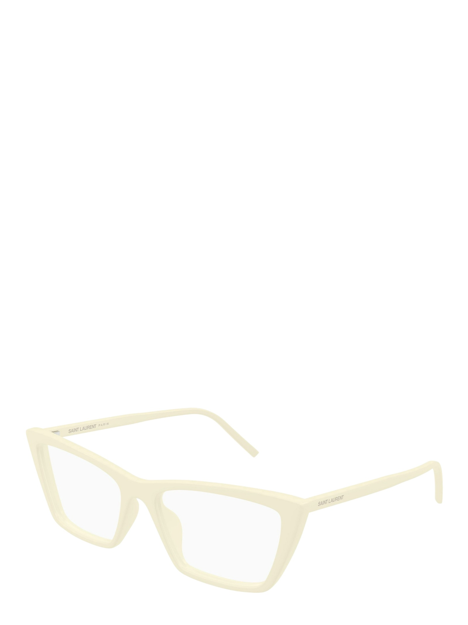 Saint Laurent Full Frame Plain Mirror In Yellow