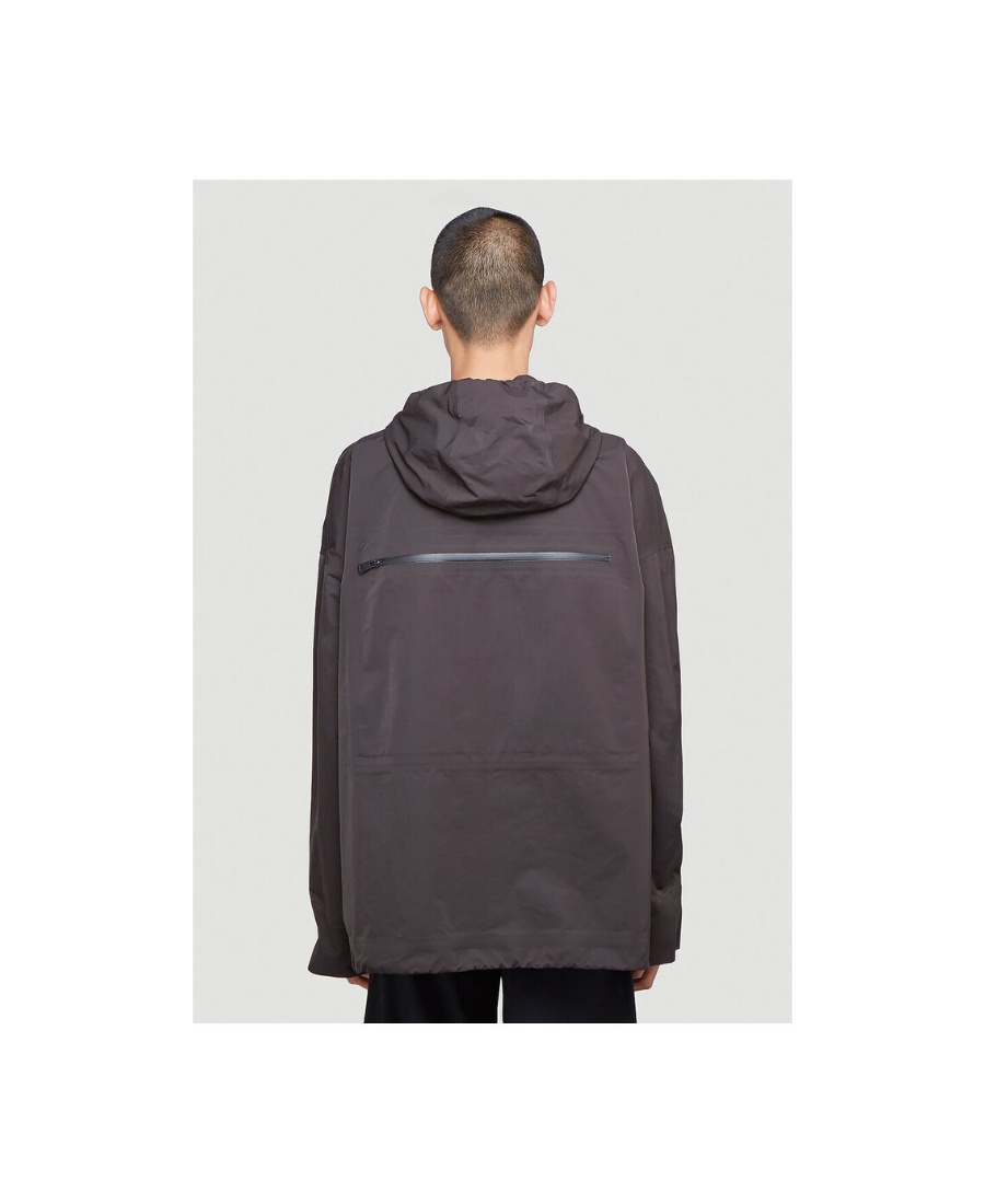 Bottega Veneta Zip-front Windbreaker Jacket In Black