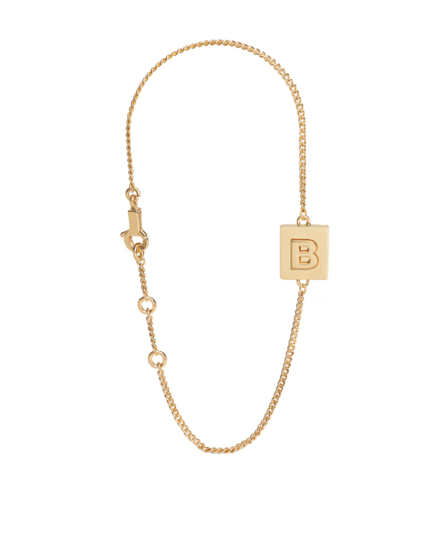 Celine Letter D Chain Bracelet In Yellow