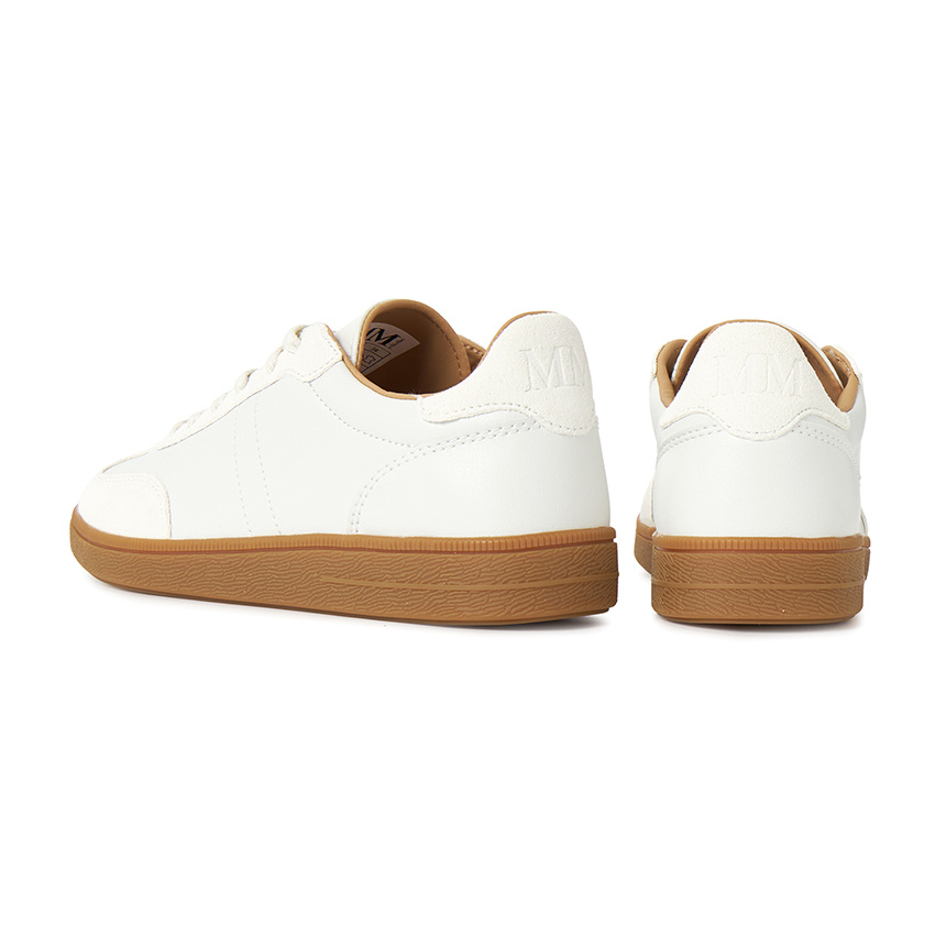 Max Mara Lace-up Sneakers In White