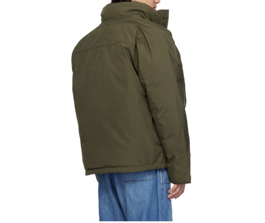 Nanamica Khaki Gore-tex Short Down Jacket In Brown