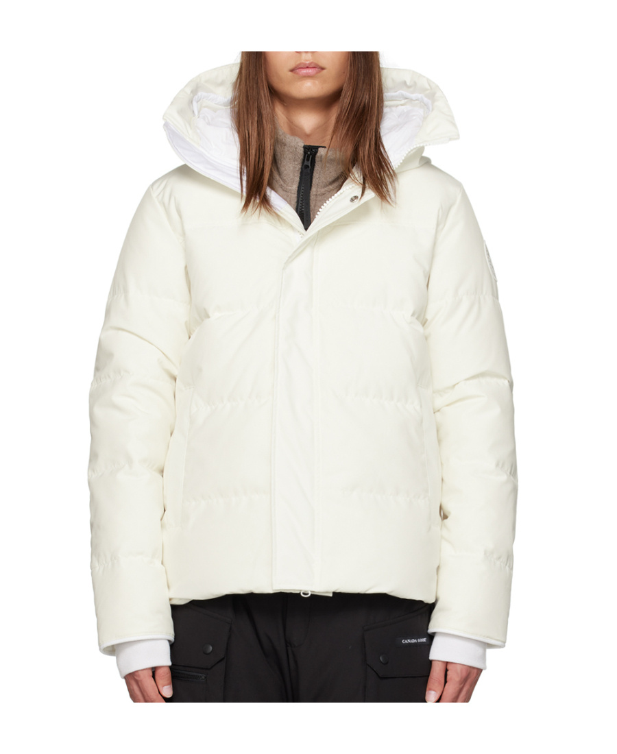 Canada Goose Humanature Series Macmillan Quilted Down Jacket In White