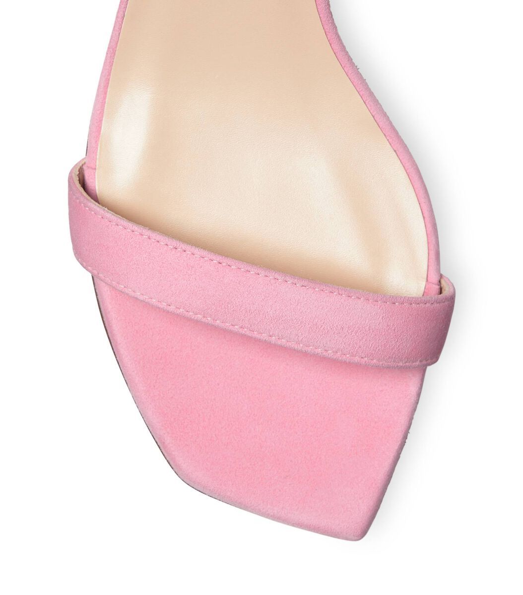 Stuart Weitzman High-heeled Sandals With Single-loop Straps