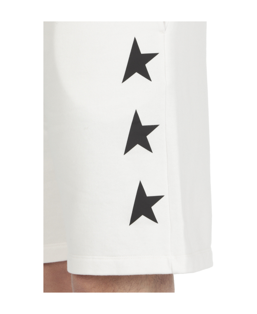 Golden Goose Diego Star Short Sweatpants In Gray