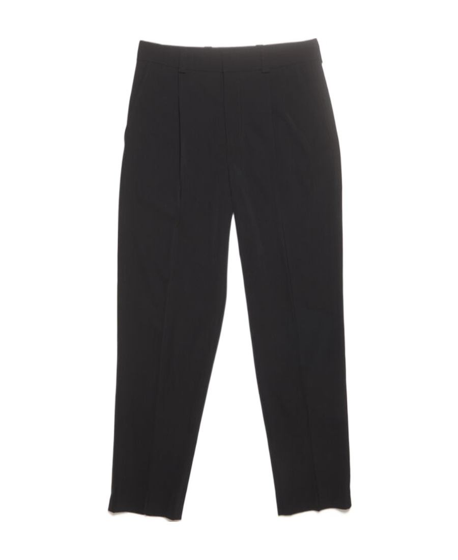 Acne Studios Mid-rise Tailored Trousers In Black