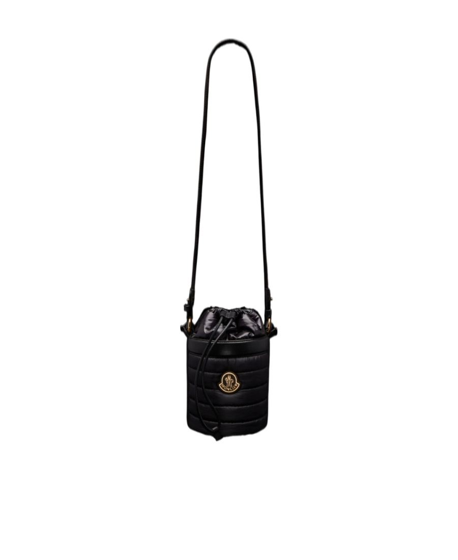 Shop Moncler Kaleah Bucket Bag In Black