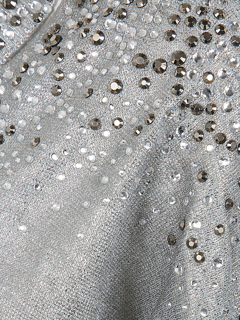 Avant Toi Linen Cotton V-neck Pullover With Lamination And Strass In Gray