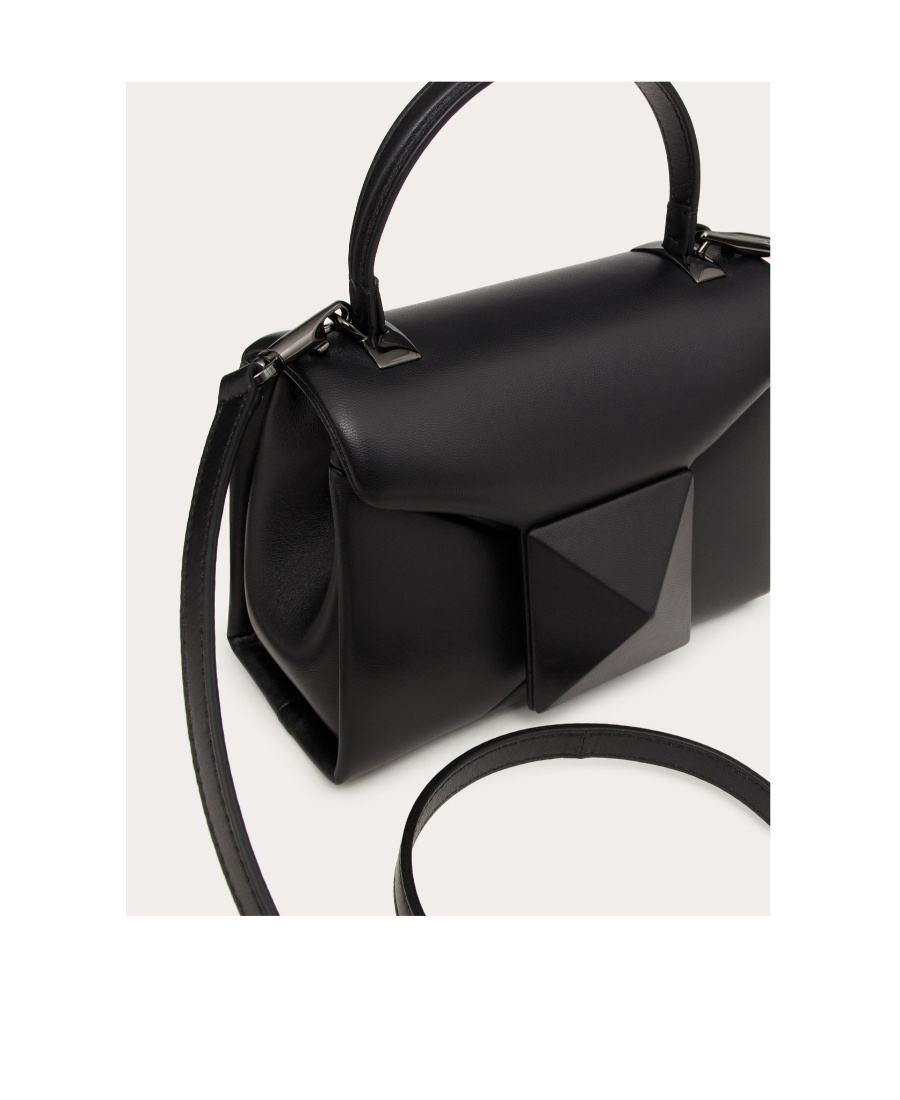 Valentino One Stud Mini Tote Bag In Black