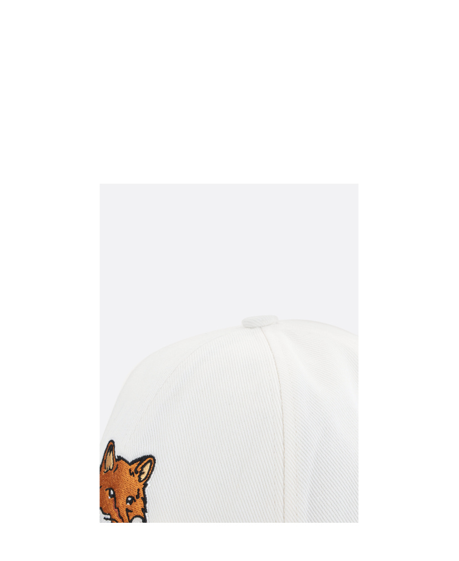 MAISON KITSUNÉ BOLD FOX COTTON BASEBALL CAP 