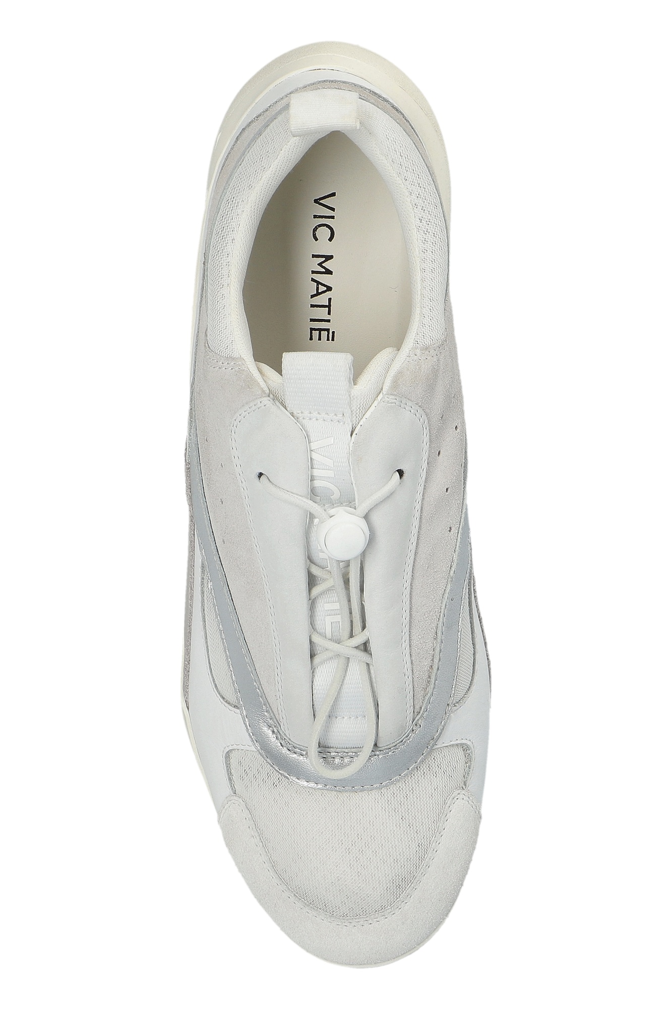 Vic Matie Round Head Low-cut Sneakers In White