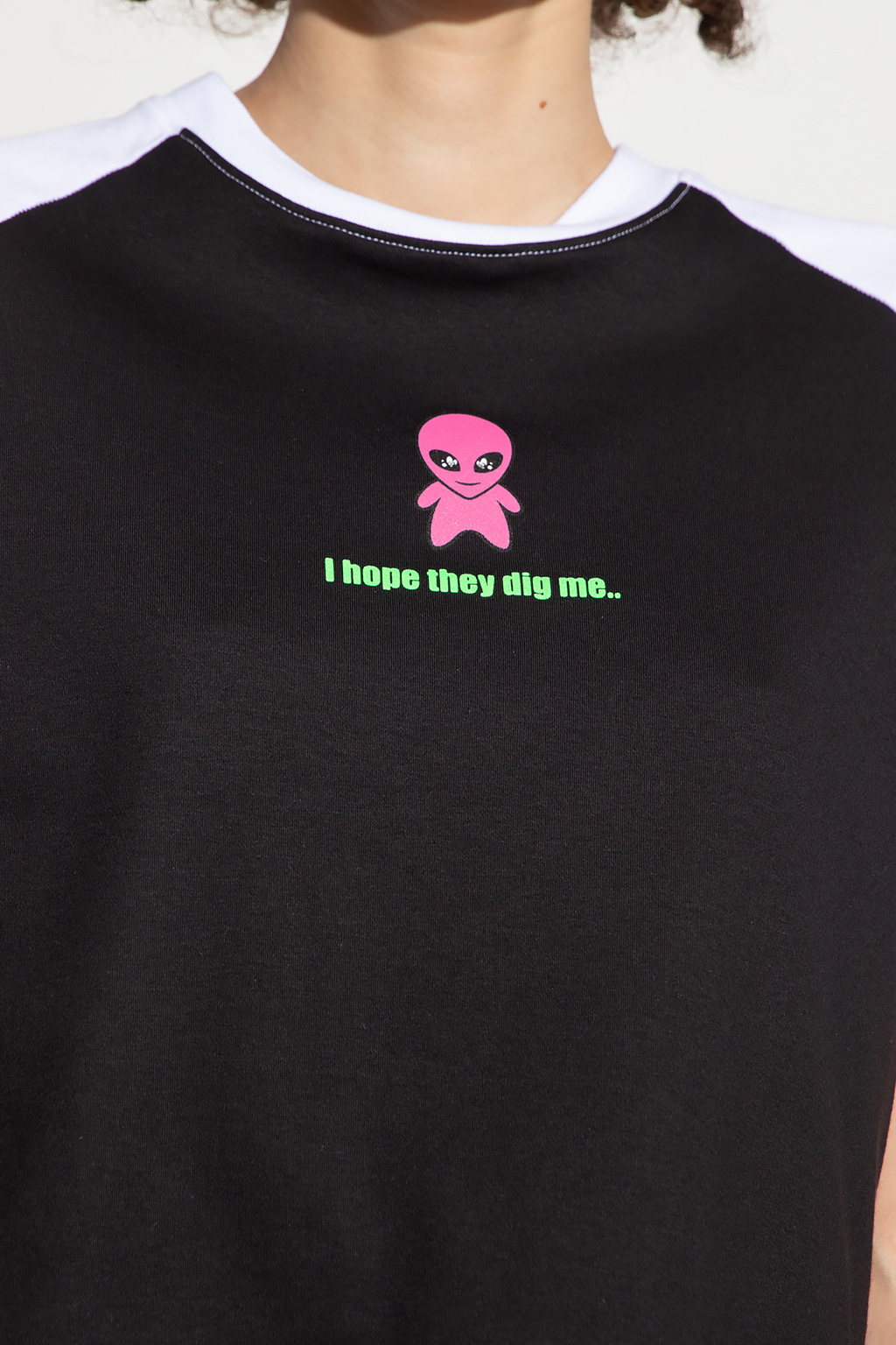 Gcds Slogan-print T-shirt In Black