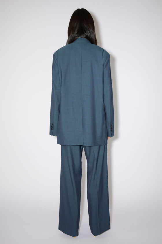 Acne Studios Double-breasted Blazer In Blue