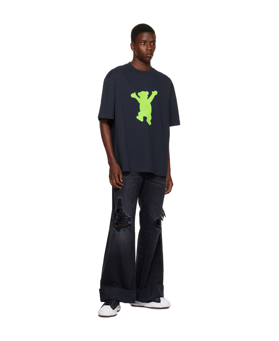 We11 Done Graphic-print Oversized T-shirt In Black