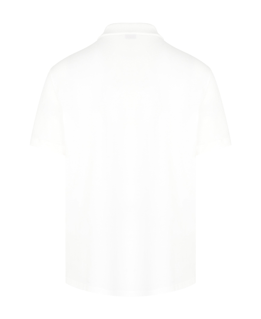 Shop Alexander Mcqueen Piqué Polo Shirt In White