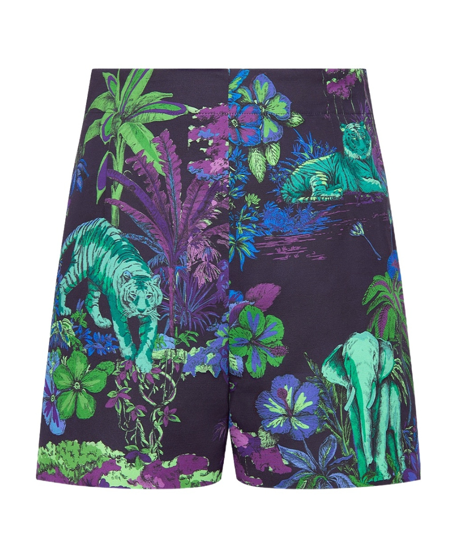 Dior Printed Pattern Shorts In Black