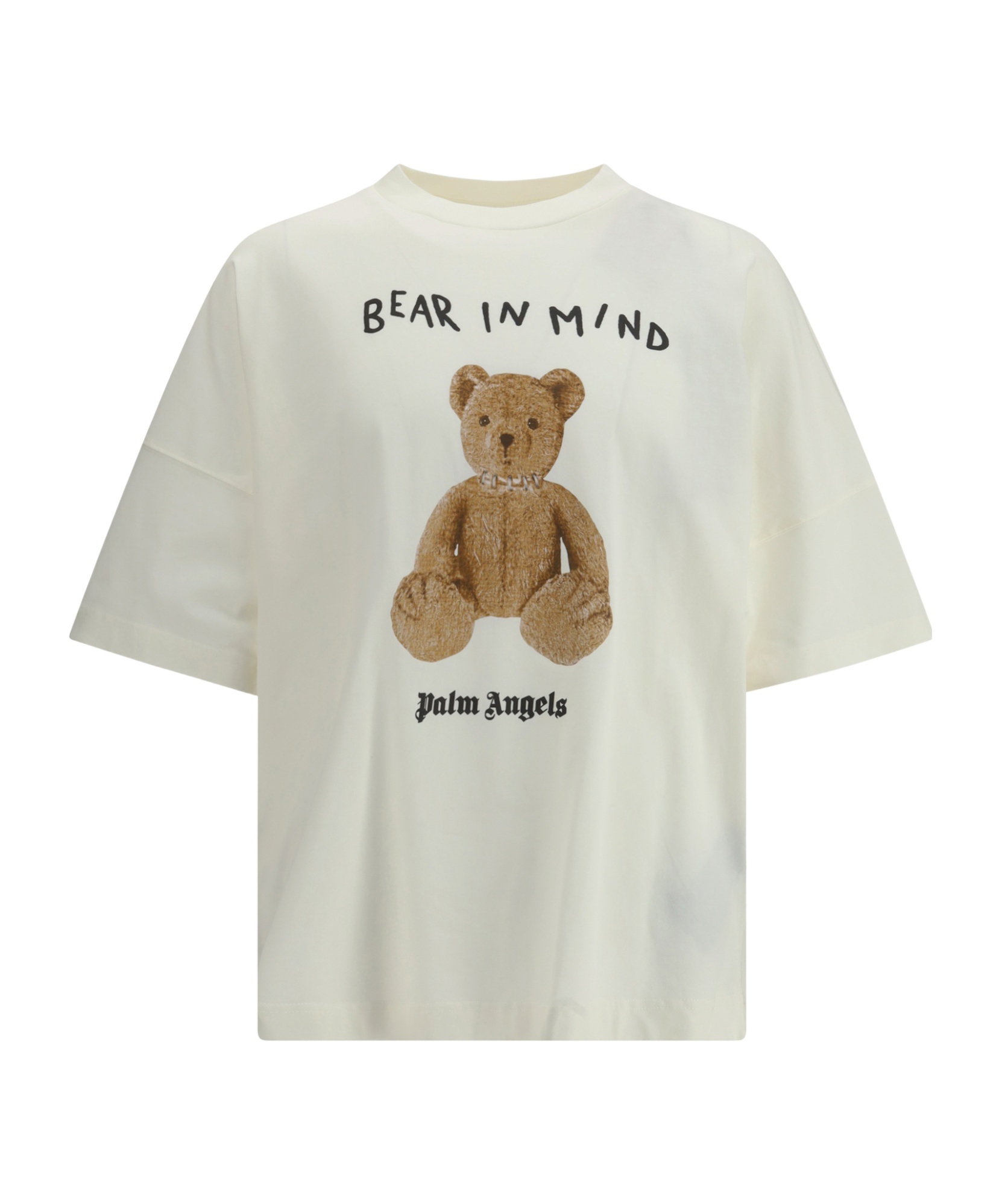 Palm Angels Bear In Mind Long-sleeved T-shirt In White