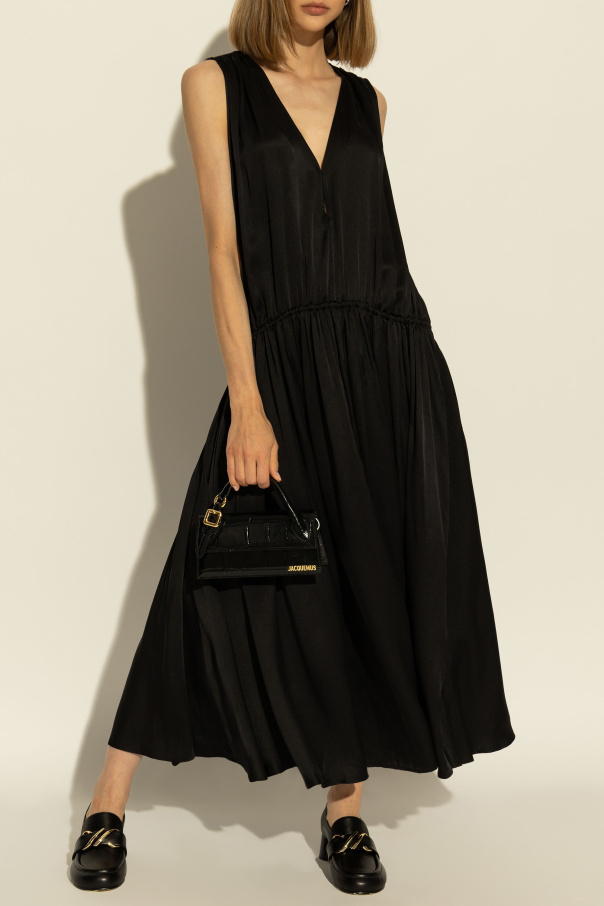 ANINE BING MIA SILK MAXI DRESS