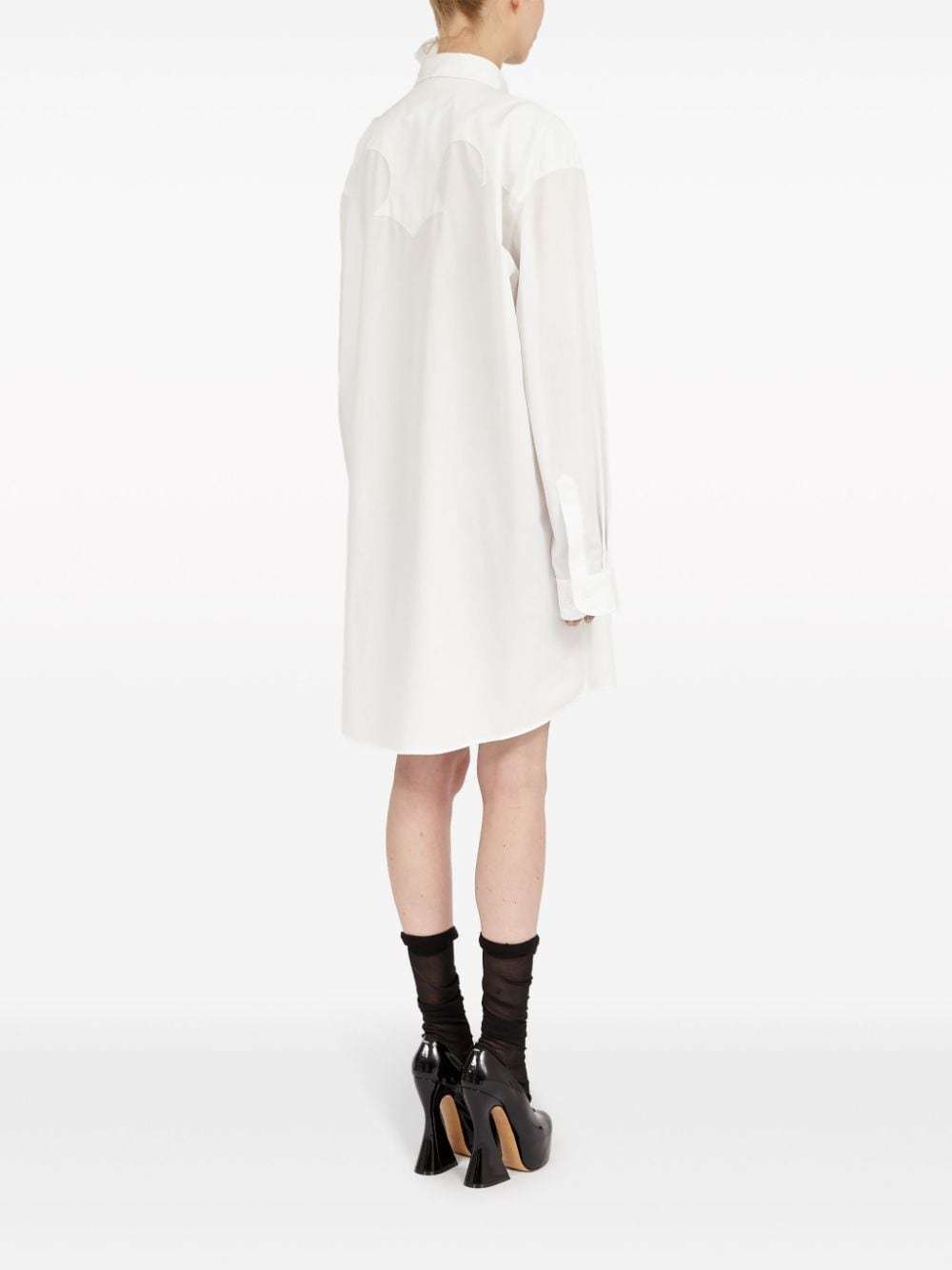 MAISON MARGIELA MAISON MARGIELA BUTTON-UP MINI SHIRT DRESS