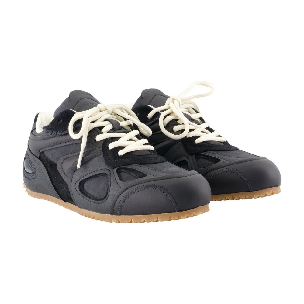 Axel Arigato Leather Panelled Lace-up Sneakers In Blue
