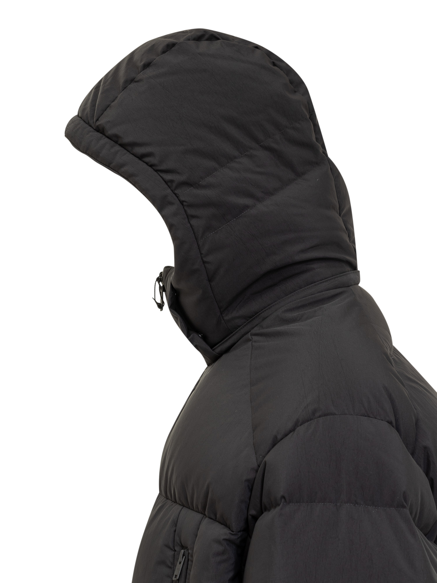 Y-3 Man Puffer Black Size Xxl Recycled Polyamide In Black