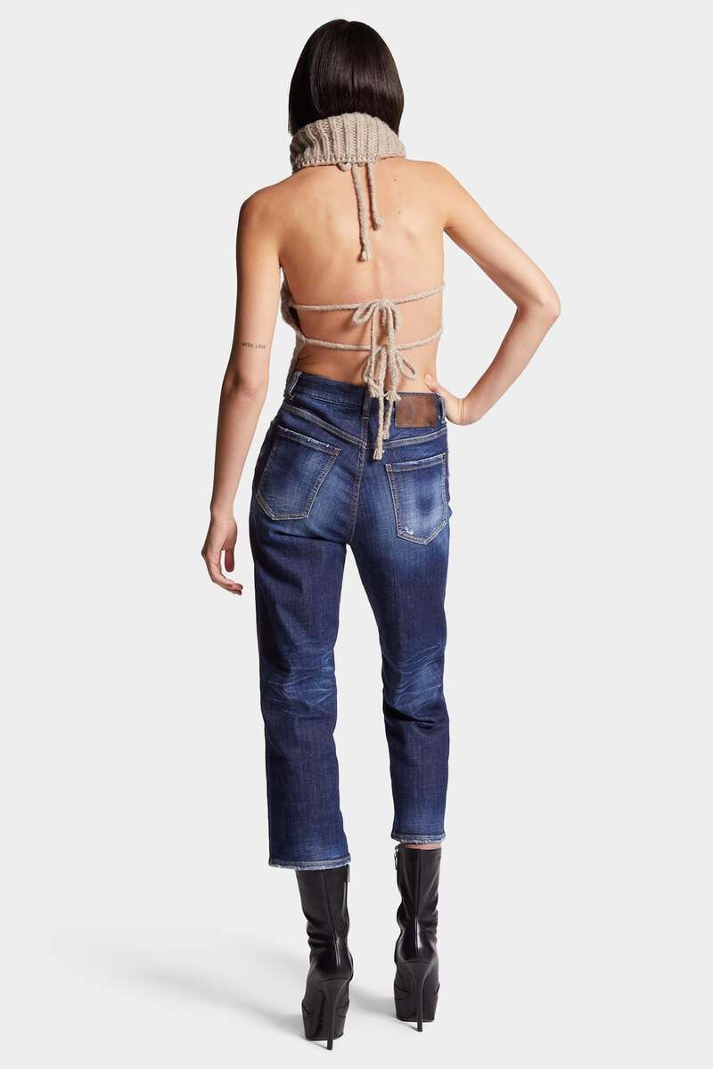 Dsquared2 Boston Basic Wash Straight-leg Jeans In Blue