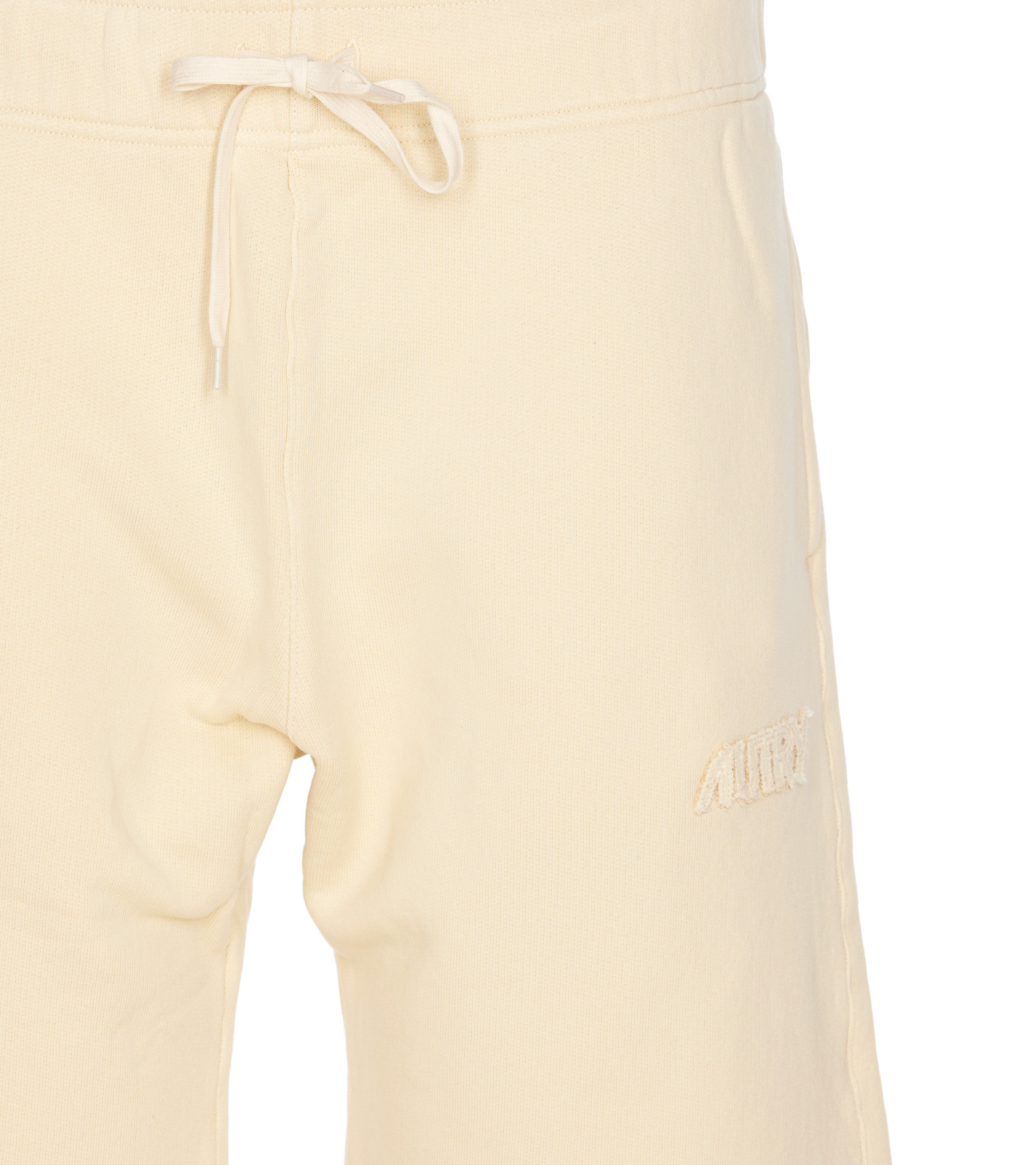 Autry Drawstring Waist Shorts Side Pockets In Nude