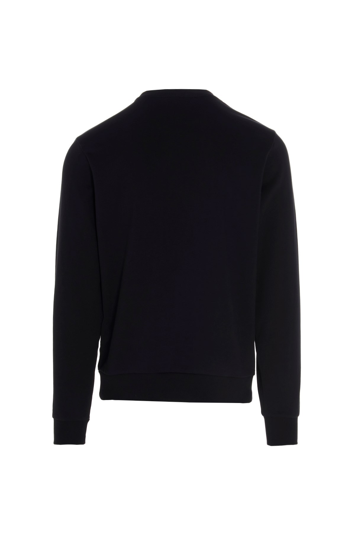 Mcm Shearling Logo Sweatshirt In Black