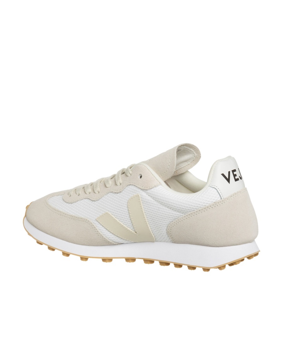 Veja Two-tones Polyester And Suede Rio Branco Sneakers In White