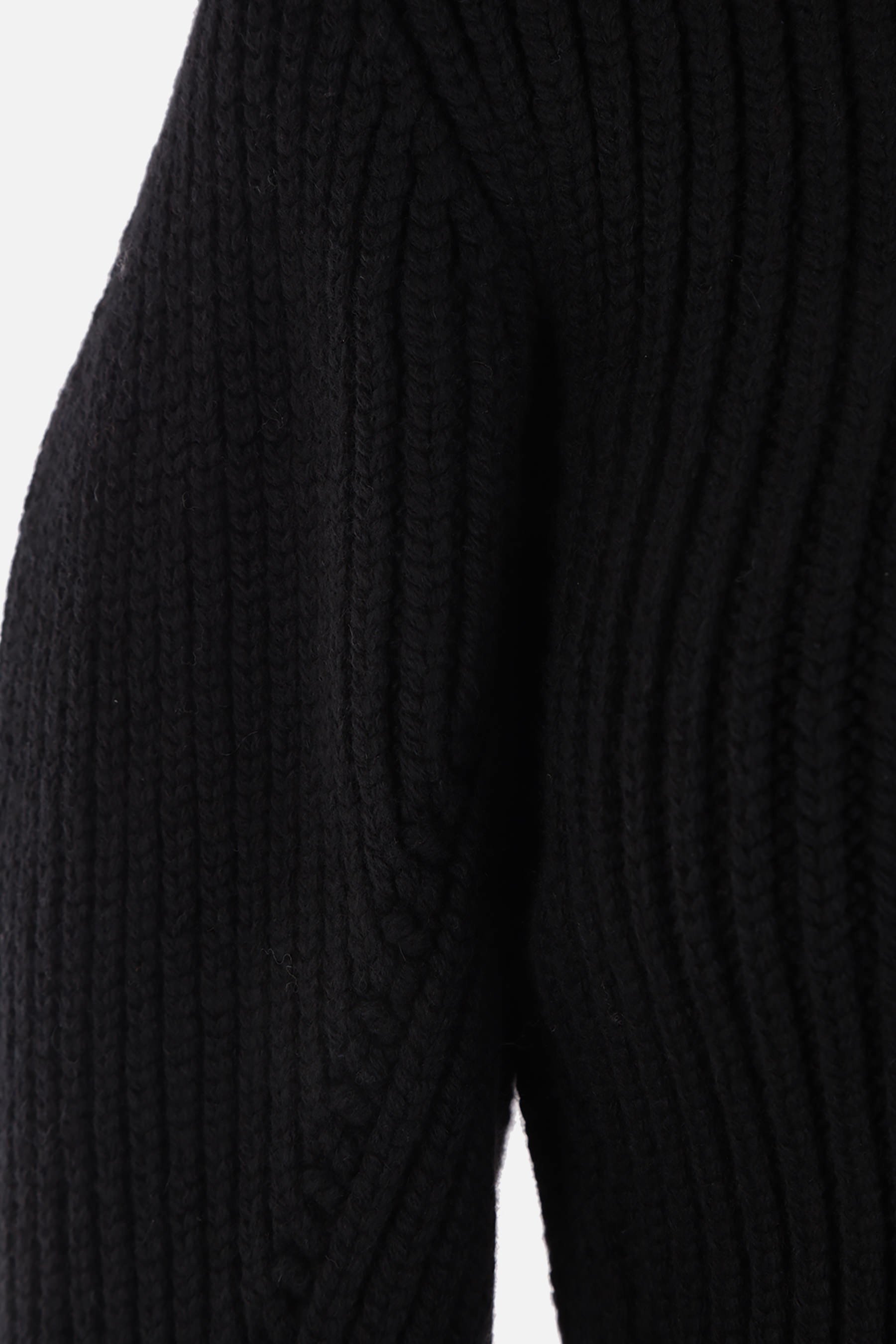 ALAÏA ALAÏA HIGH NECK DROP SHOULDER JUMPER