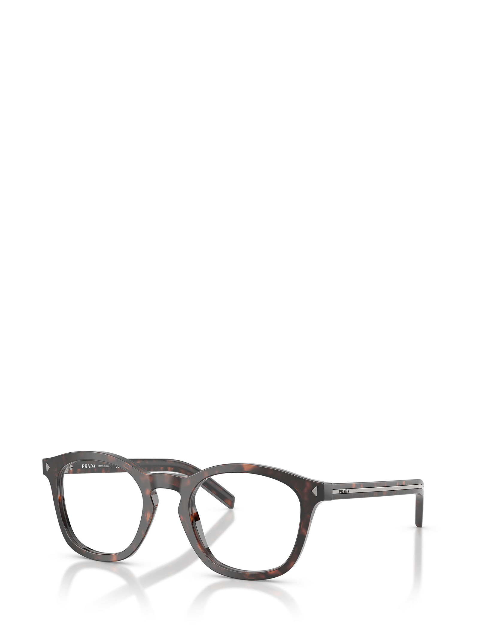 Prada Full-frame Plain Mirror In Brown