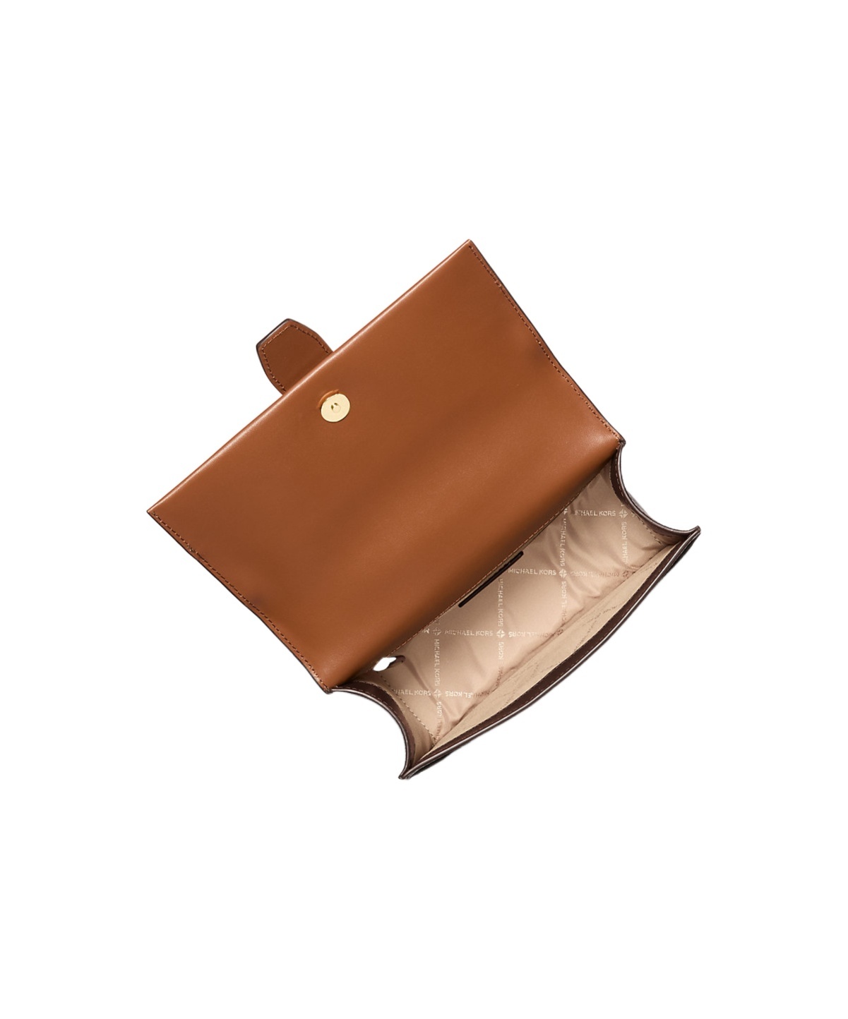 Michael Kors Greenwich Small Color-block Signature Logo Crossbody Bag In Brownmulti
