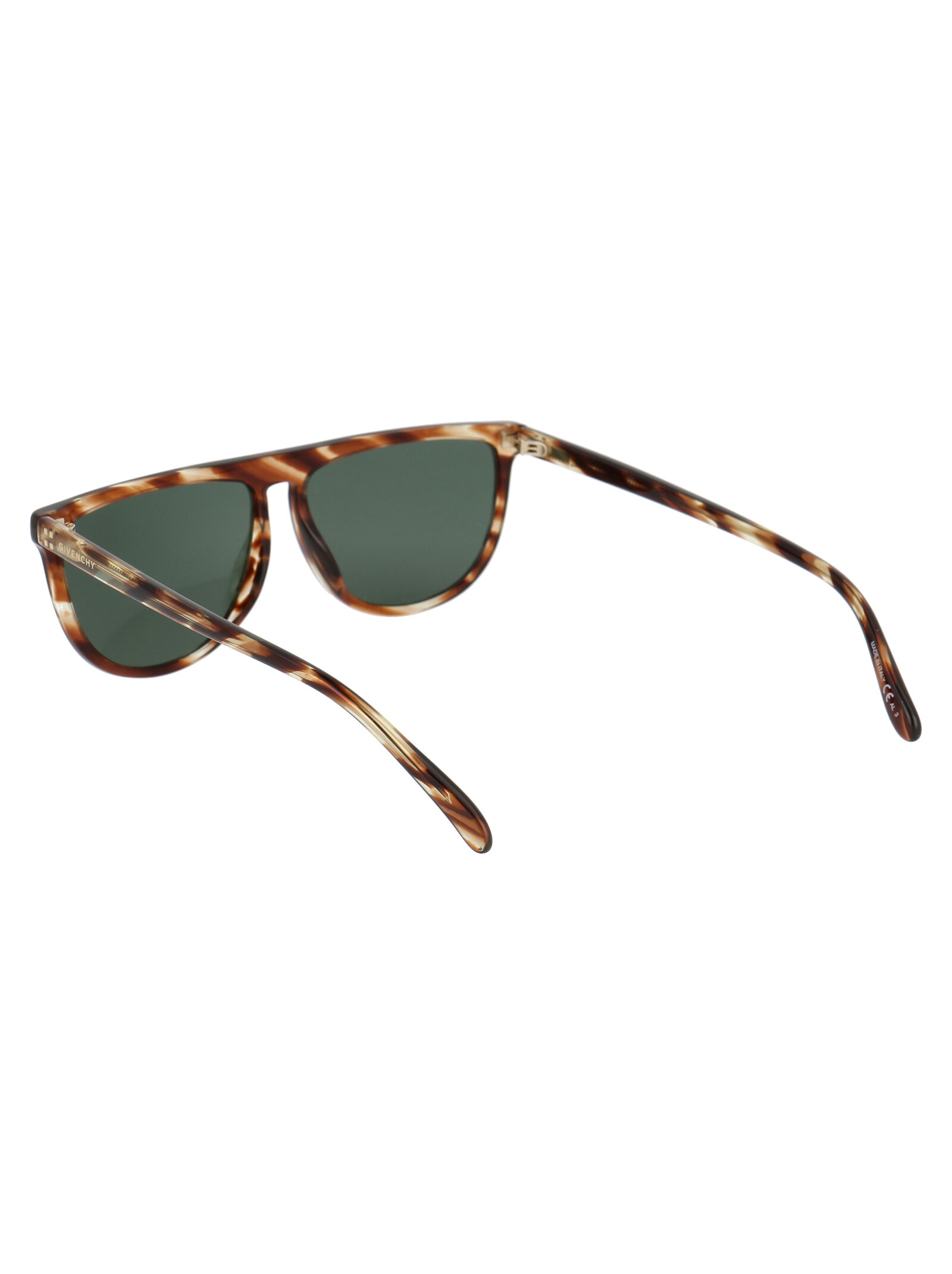 Givenchy Green Rectangular Ladies Sunglasses Gv 7145/s Ex4 57 14 145 In Green