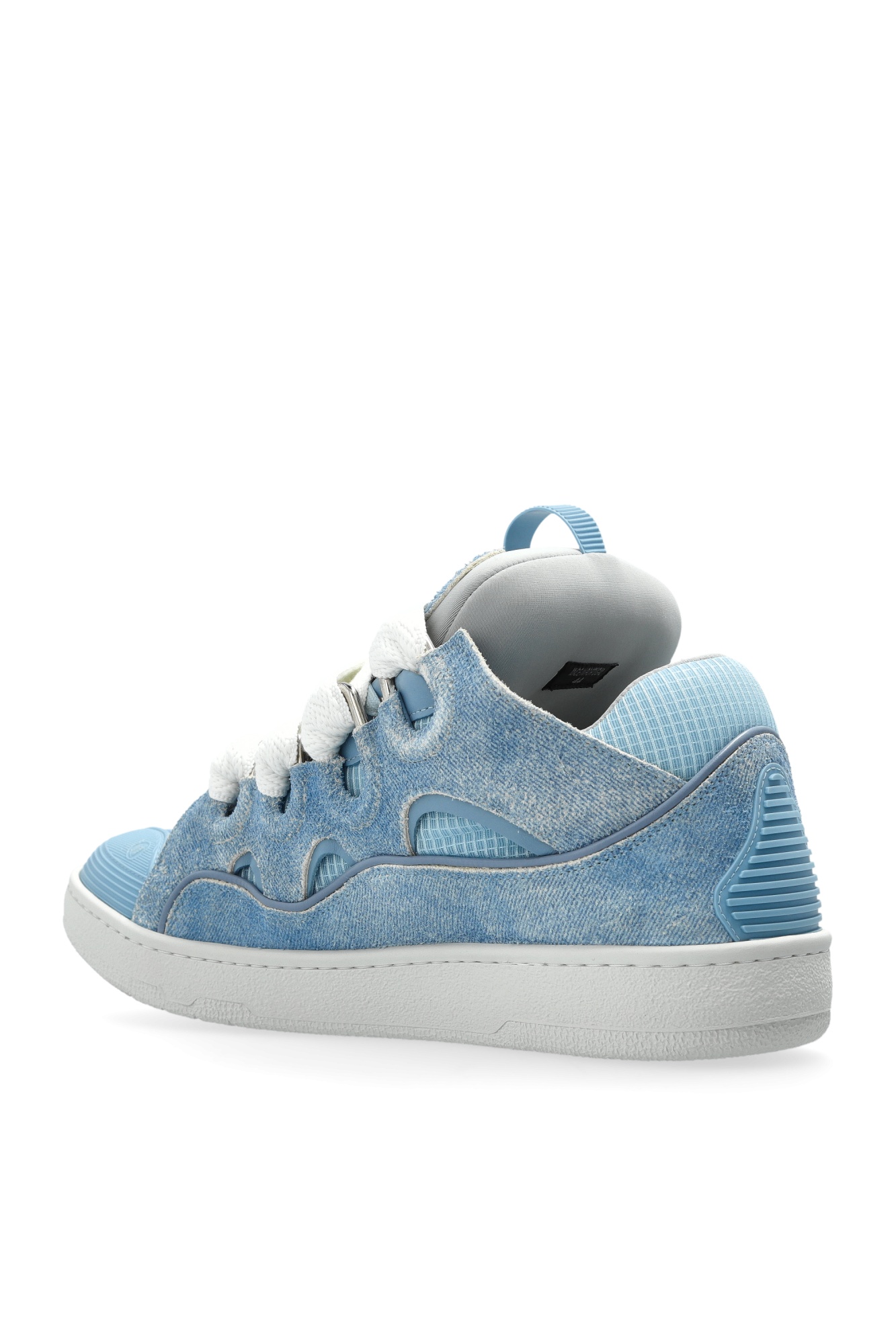 Lanvin Curb Denim Sneakers